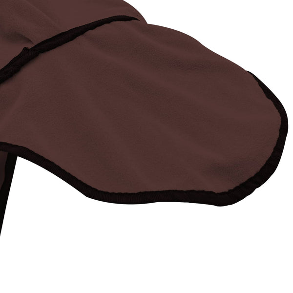 Hevospeitto Täydellinen Tumma Ruskea 105 cm Polyesterivillaa
