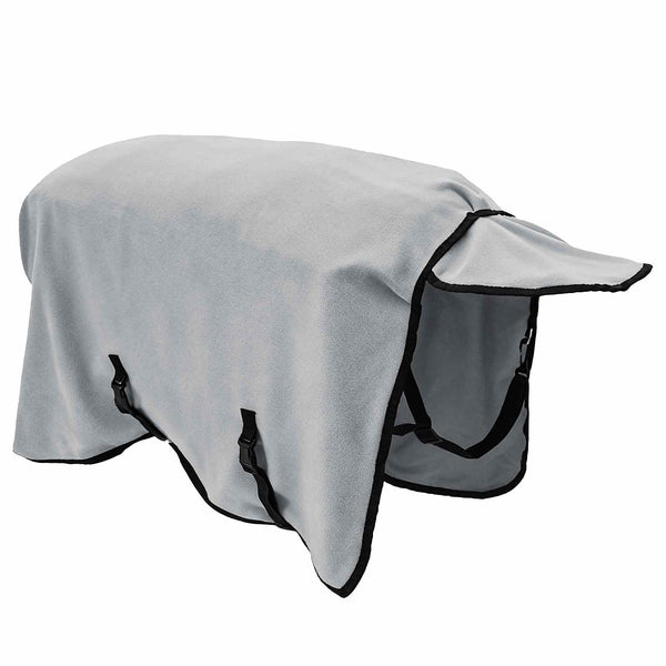Hevospeitto Täysi vaalea harmaa ja vaaleanpunainen 75 cm