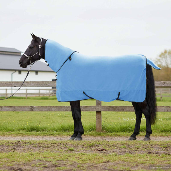 Hevospeitto Täysi Aqua 135 cm Polyesterivillaa