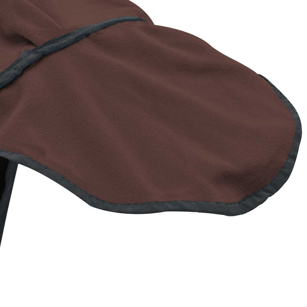 Hevospeitto Täydellinen Tumma Ruskea 145 cm Polyesterivillaa