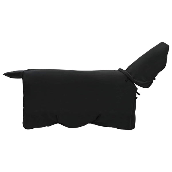 Hevospeitto Musta 75 cm Polyesterivillaa