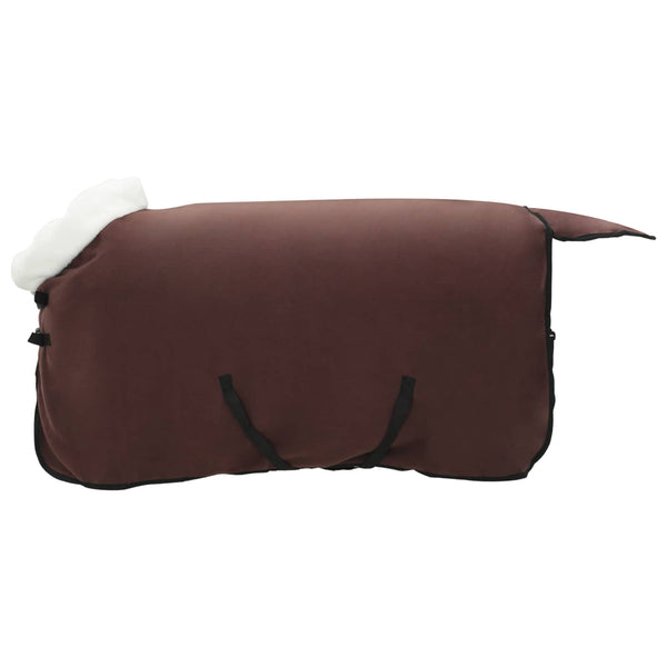 Hevospeitto Tumma ruskea 75 cm Polar fleece