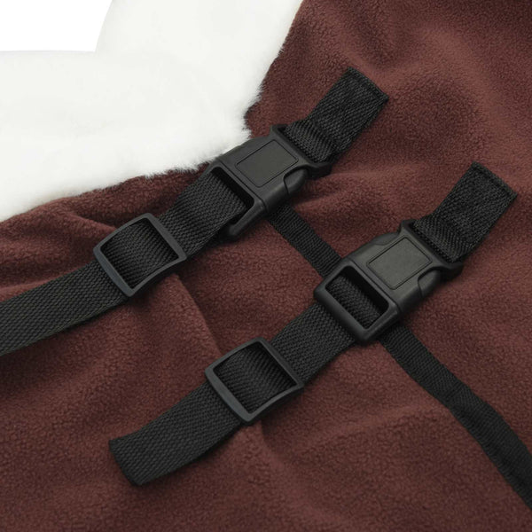 Hevospeitto Tumma ruskea 85 cm Polar fleece
