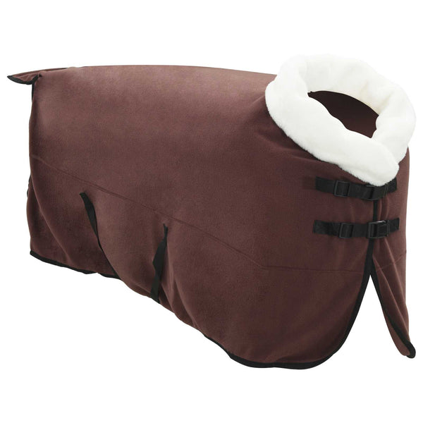 Hevospeitto Tumma ruskea 135 cm Polar fleece