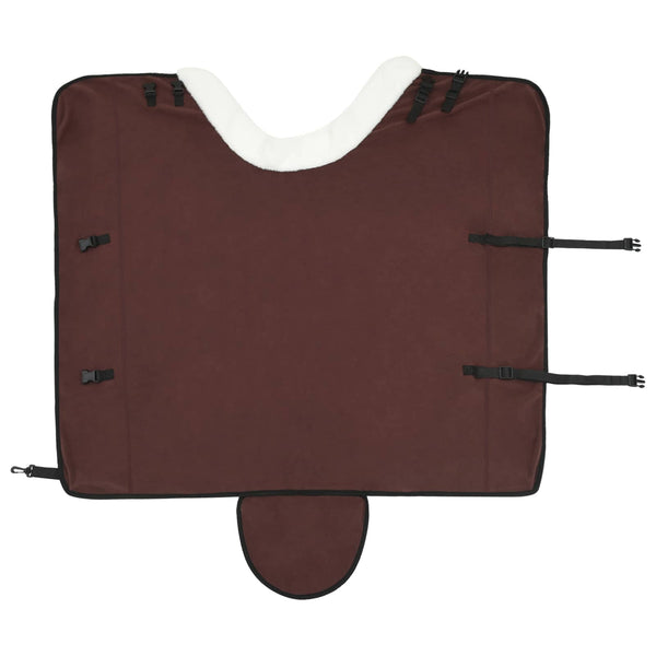 Hevospeitto Tumma ruskea 135 cm Polar fleece