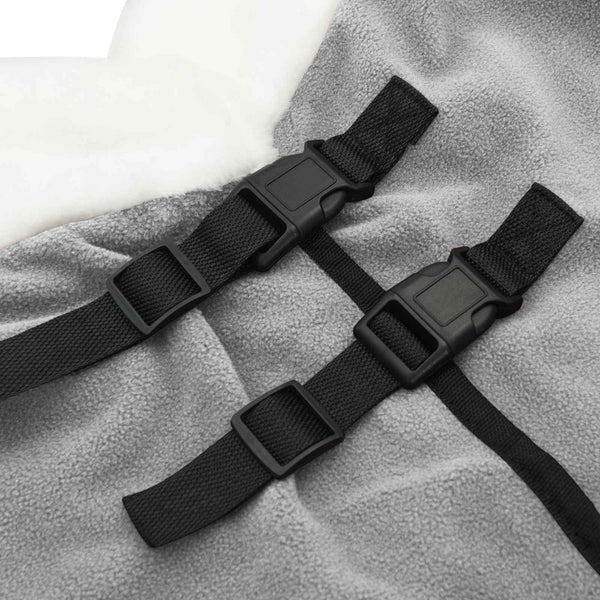 Hevospeitto Vaaleanharmaa 105 cm Polar fleece