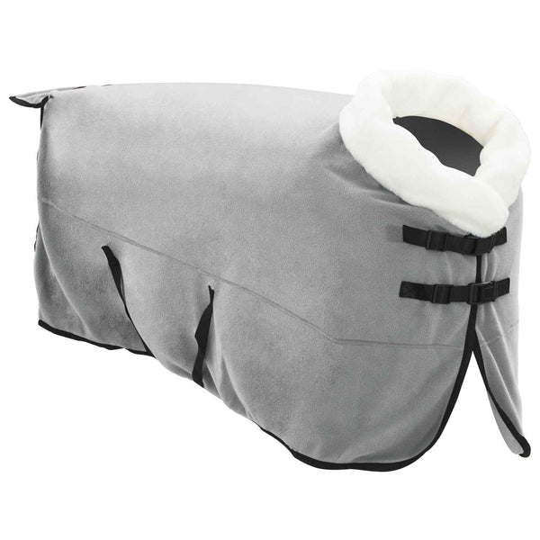 Hevospeitto Vaaleanharmaa 125 cm Polar fleece