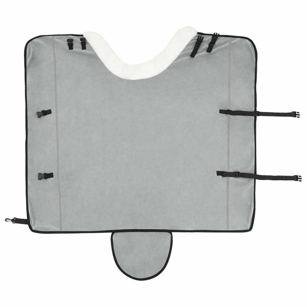 Hevospeitto Vaaleanharmaa 145 cm Polar fleece