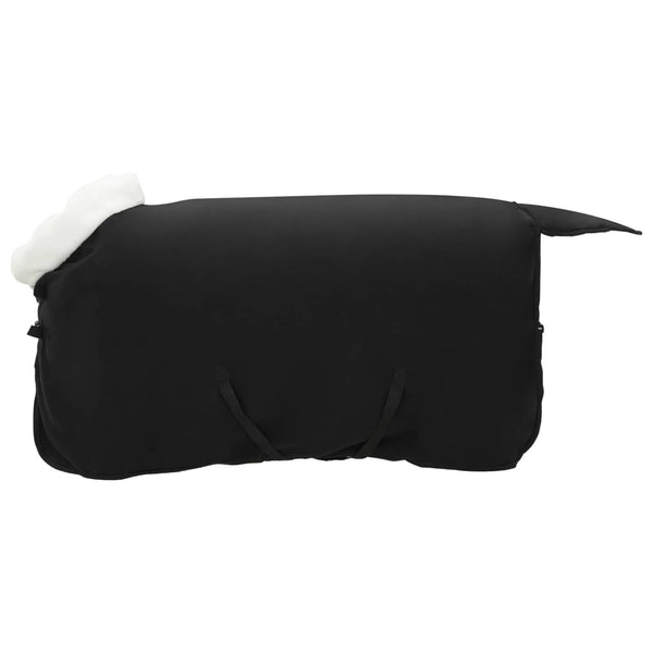 Hevospeitto Musta 105 cm Polar fleece