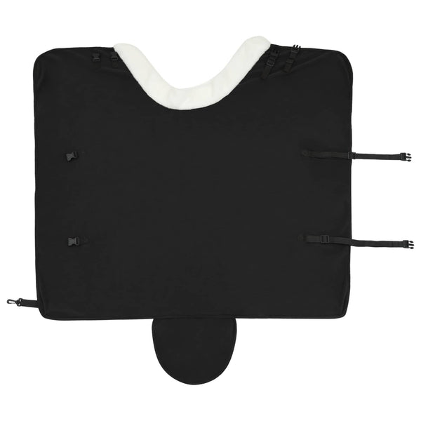 Hevospeitto Musta 115 cm Polar fleece