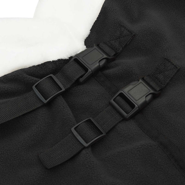 Hevospeitto Musta 155 cm Polar fleece