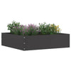 Nurmireunus 6 kpl 50 x 50 x 13 cm Teräs Musta