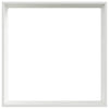 Nurmireunus 50 x 50 x 13 cm Teräs valkoinen