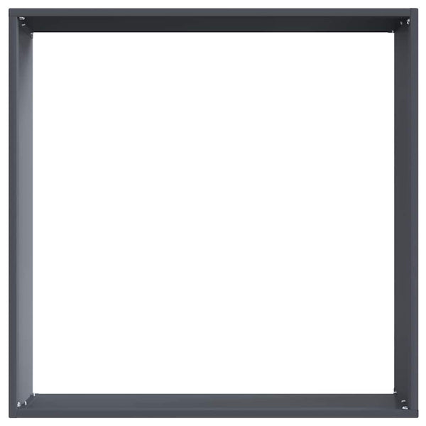 Nurmireunus 50 x 50 x 13 cm Teräs Antrasiitti