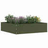 Nurmireunus 6 kpl 50 x 50 x 13 cm Teräs Oliivinvihreä