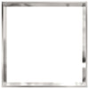 Nurmireunus 50 x 50 x 13 cm Ruostumaton teräs Hopea