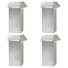 Etana-aidat 12 kpl 100 x 3,5 x 25 cm Ruostumaton teräs Hopea