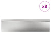 Etana-aidat 12 kpl 100 x 3,5 x 25 cm Ruostumaton teräs Hopea