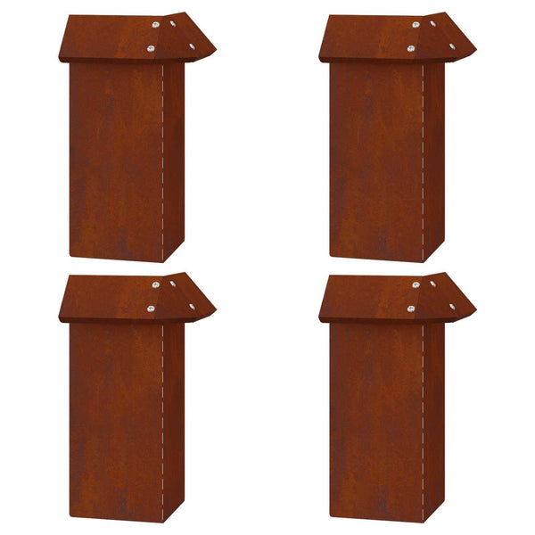Etana-aidat 20 kpl 100 x 3,5 x 25 cm Kulunut Teräs Ruosteinen