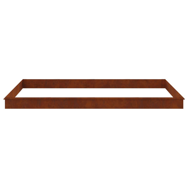 Etana-aidat 20 kpl 100 x 3,5 x 25 cm Kulunut Teräs Ruosteinen