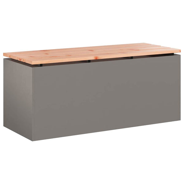 Puutarhapenkki 2 -Seater 100 x 40 x 43 cm Kulunut teräs