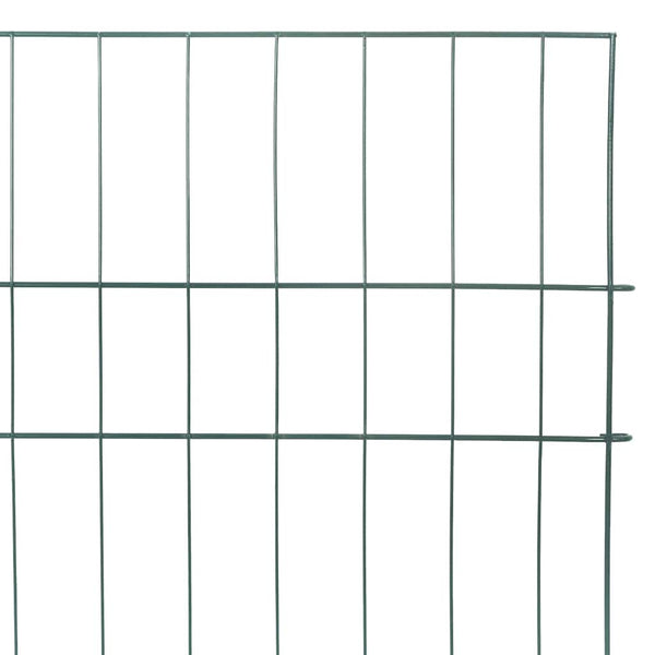Lammikkoaitasarja 5 kpl 100 x 50 cm Teräs Vihreä