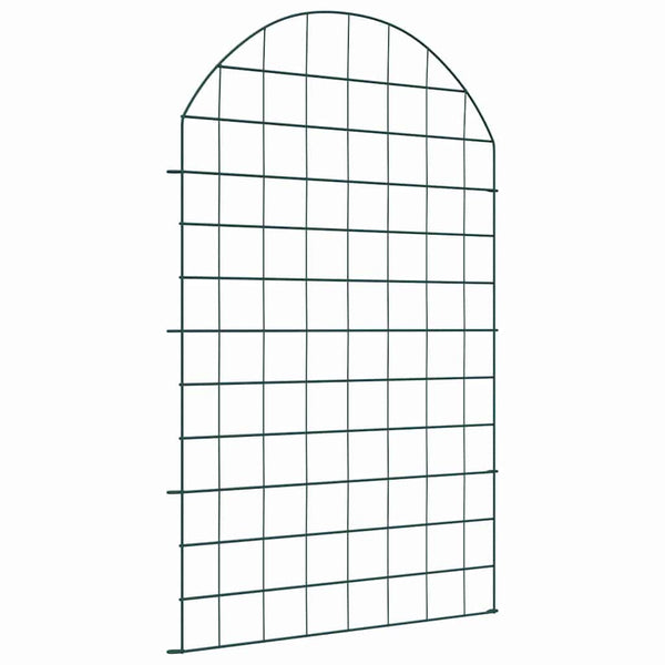 Lammikkoaitasarja 8 kpl 50 x 80 cm Teräs Vihreä