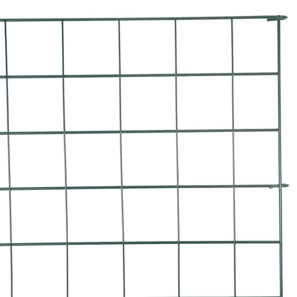 Lammikkoaitasarja 8 kpl 50 x 80 cm Teräs Vihreä