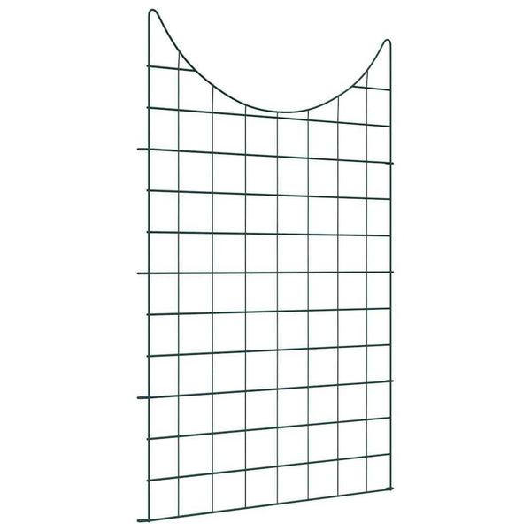 Lammikkoaitasarja 8 kpl 50 x 80 cm Teräs Vihreä