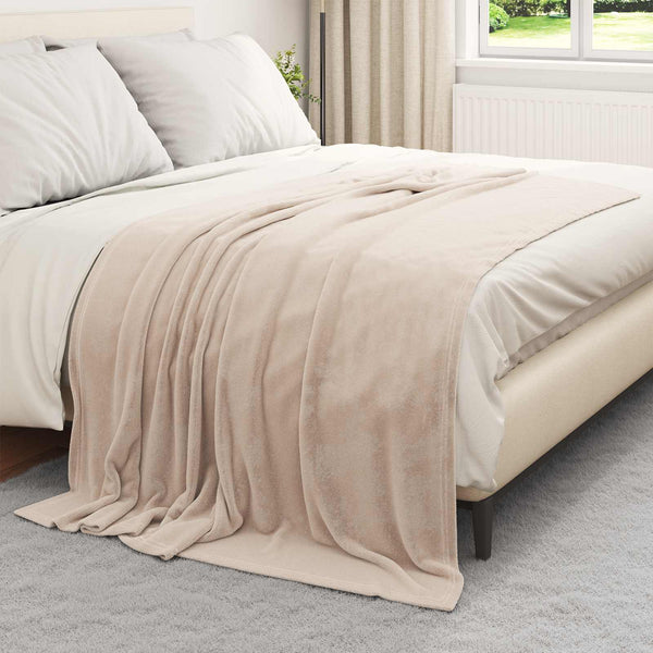 Heittopeitto Beige 5FT King Size 0.75 kg Fleese