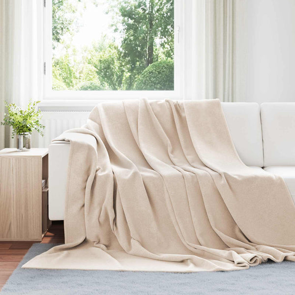 Heittopeitto Beige 220 x 240 cm 1.38 kg Fleese