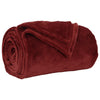 Heittopeitto Bordeaux punainen 5FT King Size 0.78 kg Fleese