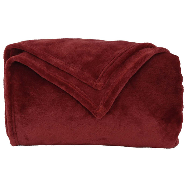 Heittopeitto Bordeaux punainen 5FT King Size 0.78 kg Fleese