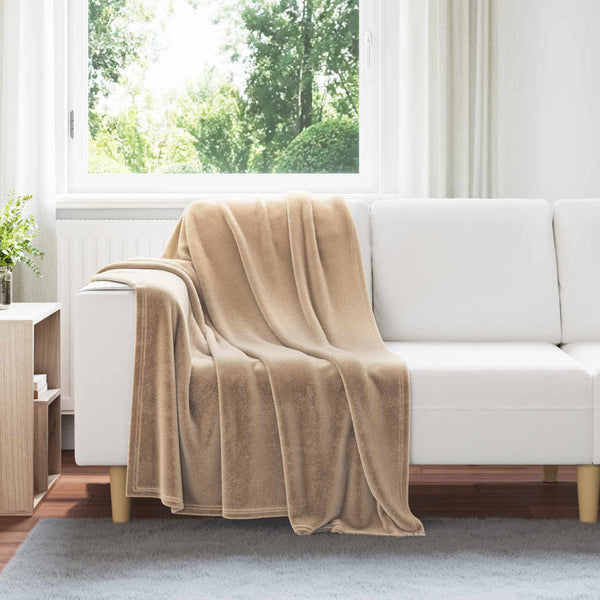 Heittopäällys 6 kpl Camel 130 x 150 cm 3.04 kg Fleese