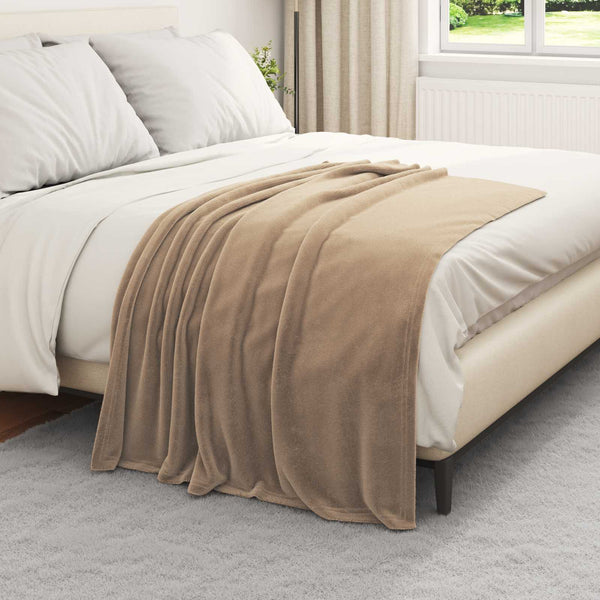 Heittopäällys 6 kpl Camel 130 x 150 cm 3.04 kg Fleese