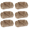 Heittopäällys 6 kpl Camel 130 x 150 cm 3.04 kg Fleese
