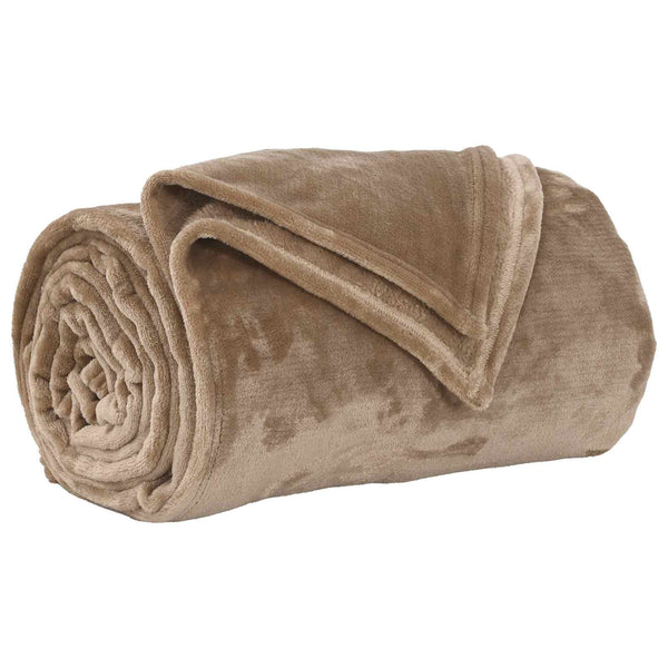 Heittopäällys 6 kpl Camel 130 x 150 cm 3.04 kg Fleese