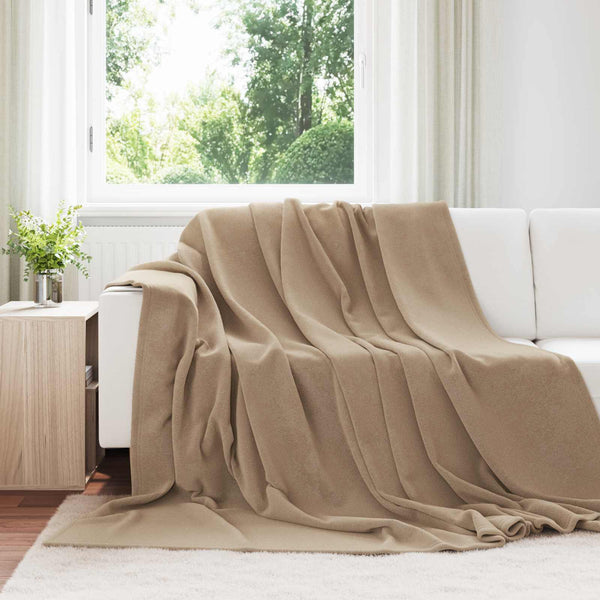 Heittopäällys 6 kpl Camel 240 x 270 cm 10.11 kg Fleese