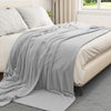 Heittopäällys 6 kpl Harmaa 240 x 270 cm 10.11 kg Fleese
