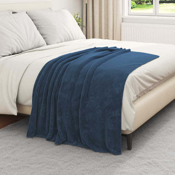 Heittopäällys 6 kpl Laivastonsininen 130 x 150 cm 3.04 kg