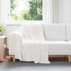 Heittopäällys 6 kpl valkoinen 130 x 150 cm 3.04 kg Fleese