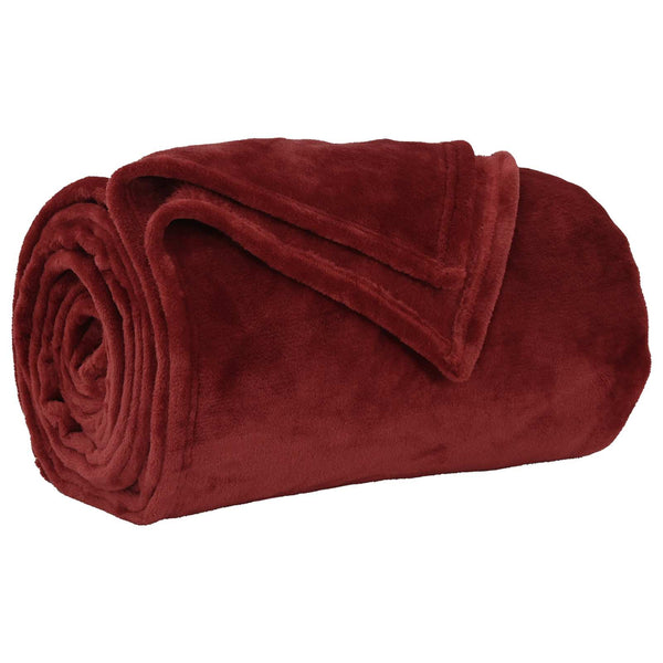 Heittopäällys 6 kpl Bordeaux punainen 5FT King Size 4.68 kg
