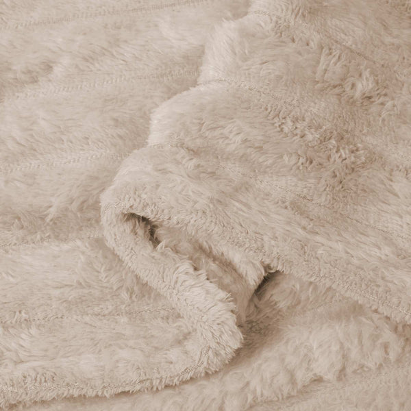 Heittopeitto Beige 150 x 130 cm 0.45 kg Fleese