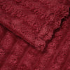 Heittopeitto Bordeaux punainen 200 x 150 cm 0.8 kg Fleese
