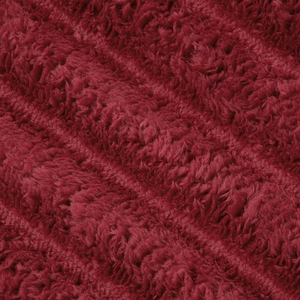 Heittopeitto Bordeaux punainen 200 x 150 cm 0.8 kg Fleese