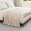 Heittopäällys 6 kpl Beige 150 x 130 cm 2.85 kg Fleese