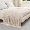 Heittopäällys 6 kpl Beige 200 x 150 cm 4.75 kg Fleese