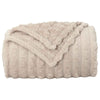Heittopäällys 6 kpl Beige 200 x 150 cm 4.75 kg Fleese