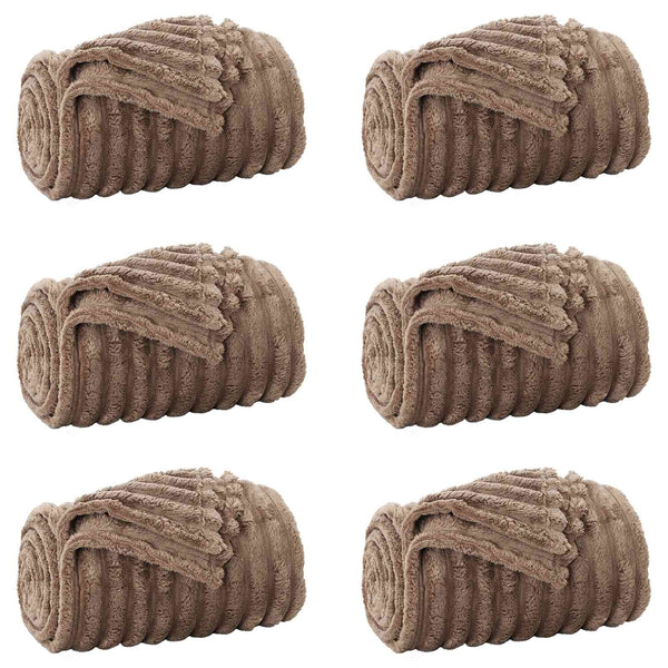 Heittopäällys 6 kpl Camel 200 x 150 cm 4.75 kg Fleese