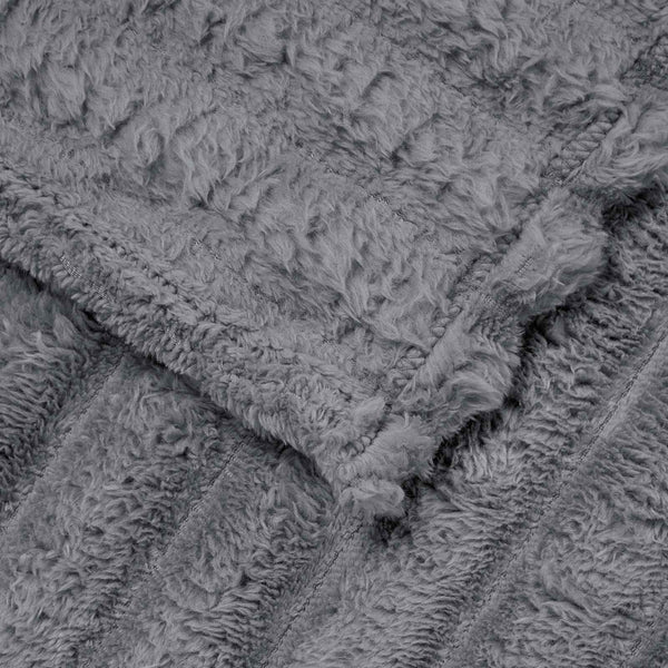 Heittopäällys 6 kpl Tummanharmaa 150 x 130 cm 2.85 kg Fleese